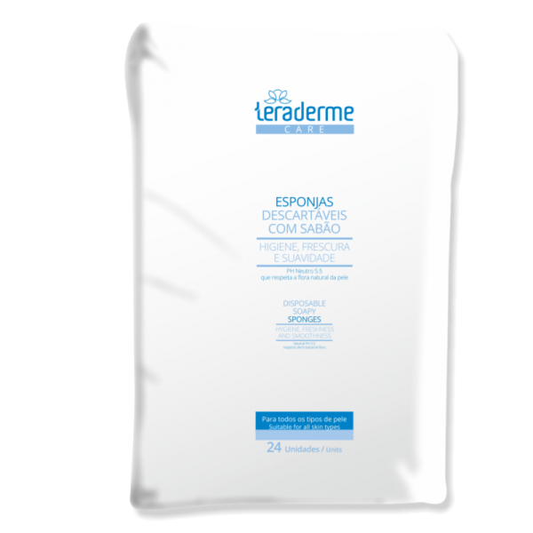 Teraderme Care Esponjas Descartáveis c/ Sabão