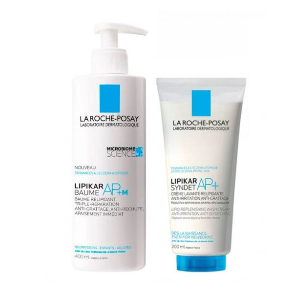 La Roche-Posay Lipikar Leite Relipidante Corporal c/ Oferta de Lipikar Huile Lavante AP+ Óleo Relipidante