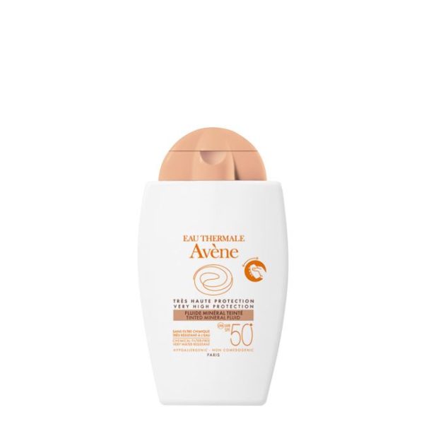 Avène Solar Fluido Mineral c/ Cor SPF 50+ 40 mL