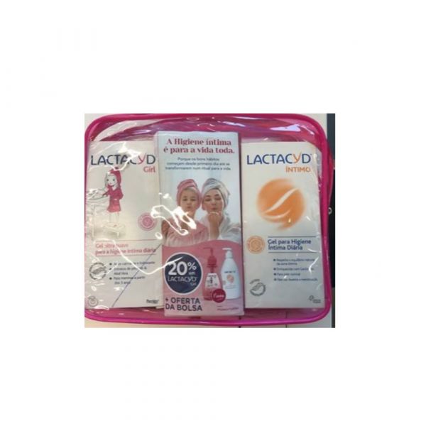 Lactacyd Girl Gel Ultra Suave Higiene Íntima + Lactacyd Íntimo Gel c/ Oferta de Bolsa