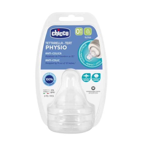 Chicco P5 Tetina Silicone Lento 0M+