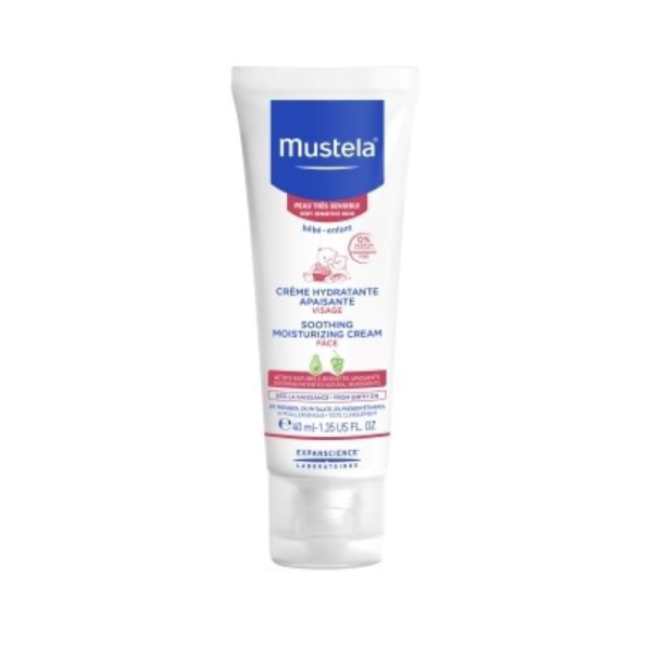 Mustela Bebé Pele Normal Creme Hidratante Calmante Rosto