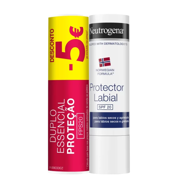 Neutrogena Lábios Stick SPF20 x2 com desconto de 5€