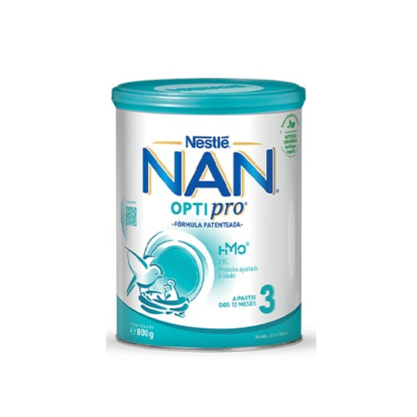 NAN Optipro 3 Leite Crescimen 12M+ 800g