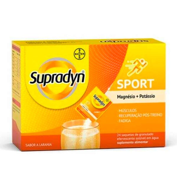 Supradyn Sport Magnésio + Potássio Granulado 24 Saquetas