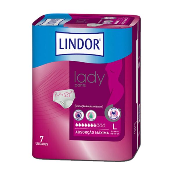 Lindor Lady Pants Tamanho Grande 7 Unidades