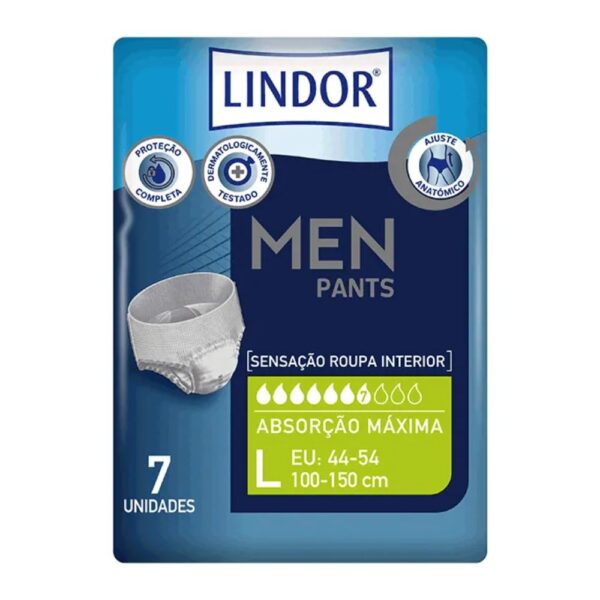 Lindor Men Pants Tamanho Grande 7 Unidades