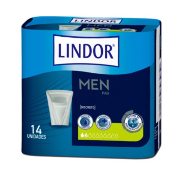 Lindor Men Pad 2 Gotas 14 Unidades